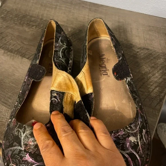 Alegria PAL-539 PG Lite Paloma Mary
Janes Iridescent Black Leather EU 37/
US 7.5 - Picture 3 of 13